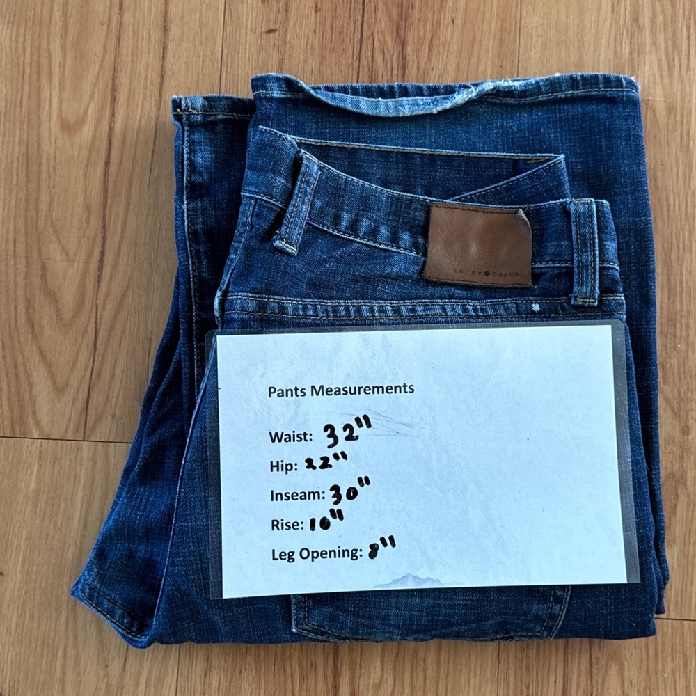 Lucky Brand men's jeans 361 Vintage Straight 33x32, measures 32x30